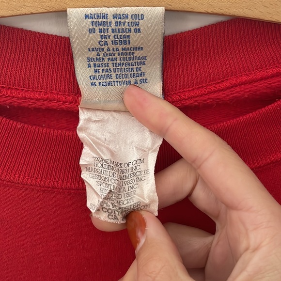 Vintage Nutmeg ‘Made in USA’ Detroit Red Wings Sweater - Picture 7 of 7